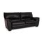 Black Leather 2-Seater Sofa from Natuzzi 7