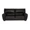 Black Leather 2-Seater Sofa from Natuzzi 8