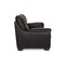 Black Leather 2-Seater Sofa from Natuzzi 9