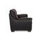 Black Leather 2-Seater Sofa from Natuzzi, Image 9