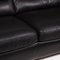 Black Leather 2-Seater Sofa from Natuzzi 3