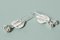 Silver Earrings by Gertrud Engel, Set of 2 5