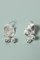 Silver Earrings by Gertrud Engel, Set of 2 2