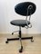 Black Leather Office Chair, 1970s 4