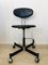 Black Leather Office Chair, 1970s, Image 15