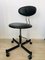 Black Leather Office Chair, 1970s, Image 13