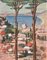 Jean-Raymond Delpech, Pines on the Sea, Original Watercolor, 1943 1
