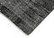 Black Overdyed Runner Rug, Image 4