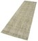 Beige Overdyed Runner Rug, Image 3