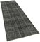 Black Overdyed Runner Rug, Image 2