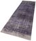 Purple Overdyed Runner Rug, Image 3