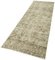 Beige Overdyed Runner Rug, Image 3