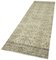 Beige Overdyed Runner Rug, Image 3