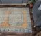 4x8 Vintage Turkish Oushak Handmade Wool Runner Rug in Orange 4