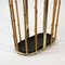 Mid-Century Bamboo and Brass Umbrella Stand, Austria, 1950s 6