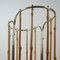 Mid-Century Bamboo and Brass Umbrella Stand, Austria, 1950s, Image 11