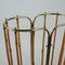 Mid-Century Bamboo and Brass Umbrella Stand, Austria, 1950s, Image 9