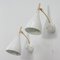 Mid-Century White Adjustable Sconces or Wall Lights from Cosack, 1950s, Set of 2 10
