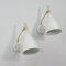 Mid-Century White Adjustable Sconces or Wall Lights from Cosack, 1950s, Set of 2, Image 2