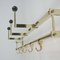 Art Deco Bauhaus Brass and Wood Coat and Hat Rack, 1930s 12