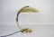 Art Deco Bauhaus Desk or Table Lamp in Brass from Hillebrand, 1930s 9