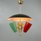 Mid-Century Italian Multi-Color Chandelier, 1950s, Image 14