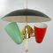 Mid-Century Italian Multi-Color Chandelier, 1950s 11