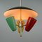 Mid-Century Italian Multi-Color Chandelier, 1950s, Image 16