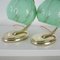German Bauhaus Brass Table Lamps with Marbled Opal Shades, 1930s, Set of 2, Image 7