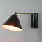 Mid-Century Black Articulating Wall Light from Stilux Milano, 1950s, Image 11
