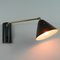 Mid-Century Black Articulating Wall Light from Stilux Milano, 1950s 12