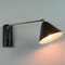 Mid-Century Black Articulating Wall Light from Stilux Milano, 1950s, Image 12