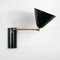 Mid-Century Black Articulating Wall Light from Stilux Milano, 1950s, Image 6