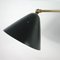 Mid-Century Black Articulating Wall Light from Stilux Milano, 1950s 7