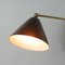 Mid-Century Black Articulating Wall Light from Stilux Milano, 1950s, Image 14