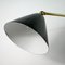 Mid-Century Black Articulating Wall Light from Stilux Milano, 1950s, Image 8