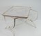 Mid-Century French White Side Table, 1950s 6
