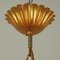 Mid-Century 5-Light Gilt Palm Leaf Chandelier by Hans Kögl, 1970s 10