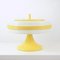 Pop Art Tischlampe in Gelb & Weiß von Stilux Milano 9