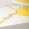 Pop Art Tischlampe in Gelb & Weiß von Stilux Milano 15