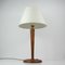 Schwedische Teak und Messing Tischlampe, 1940er 10