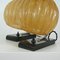 French Art Deco Nickel Table Lamps with Amber Opal Shades, 1920s, Set of 2, Image 12