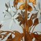 Mid-Century 5-Light Gilt Leaf & White Blossom Chandelier by Hans Kögl, 1970s 15