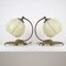 German Art Deco Bronze and Opaline Table Lamps, 1920s, Set of 2 17