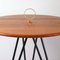 Tavolino Mid-Century tripode in teak, ottone e ghisa di Digsmed, Danimarca, Immagine 4