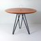 Tavolino Mid-Century tripode in teak, ottone e ghisa di Digsmed, Danimarca, Immagine 2