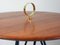 Mid-Century Teak, Brass & Cast Iron Tripod Side Table from Digsmed, Denmark, Image 7