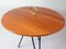 Mid-Century Teak, Brass & Cast Iron Tripod Side Table from Digsmed, Denmark, Image 9
