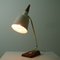 Lámpara de escritorio alemana Mid-Century de teca y latón de Kaiser Leuchten, años 50, Imagen 10