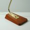 Mid-Century German Teak and Brass Table Desk Lamp from Kaiser Leuchten, 1950s 5